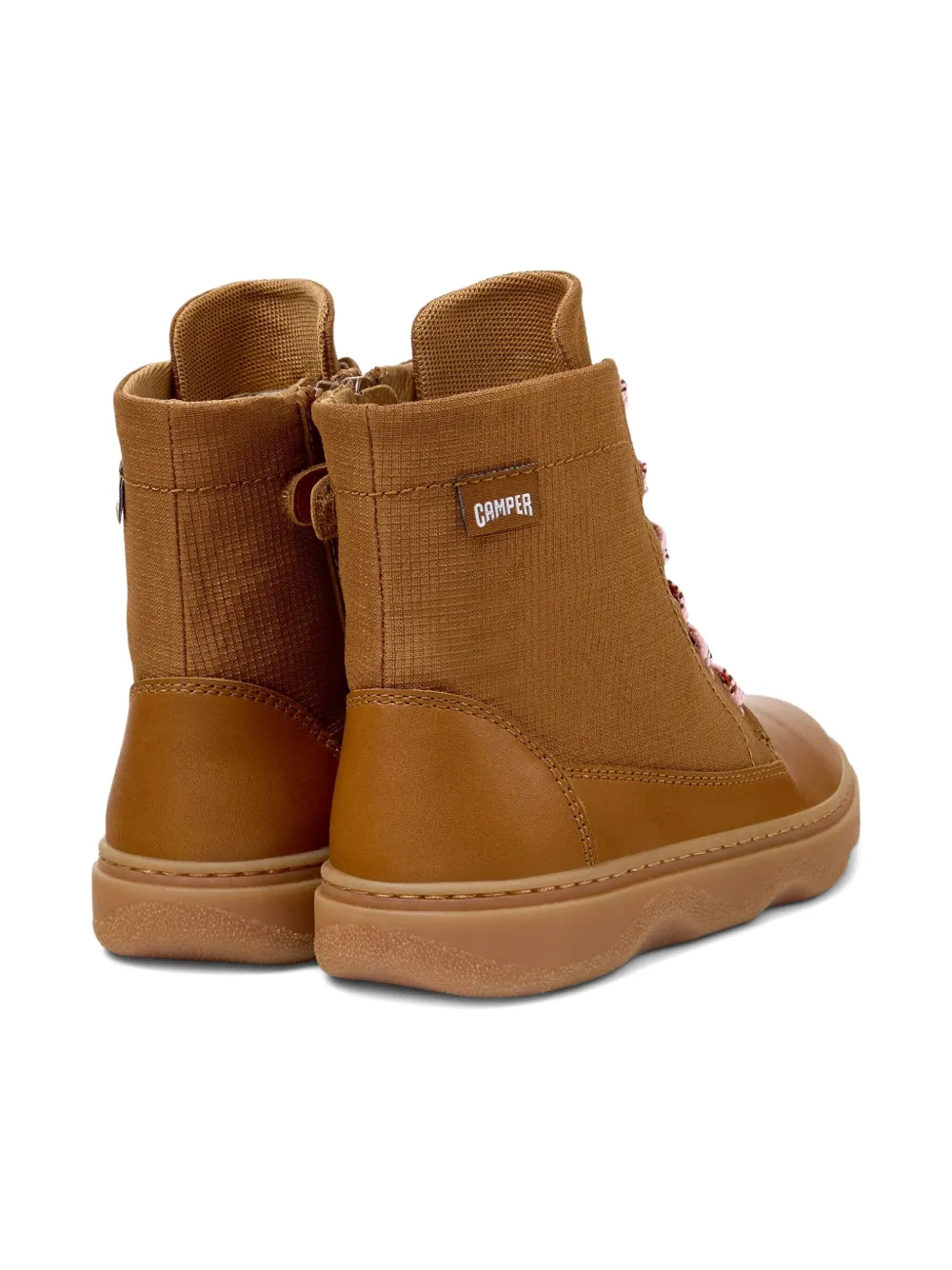 Camper Lace-up Boots In Brown