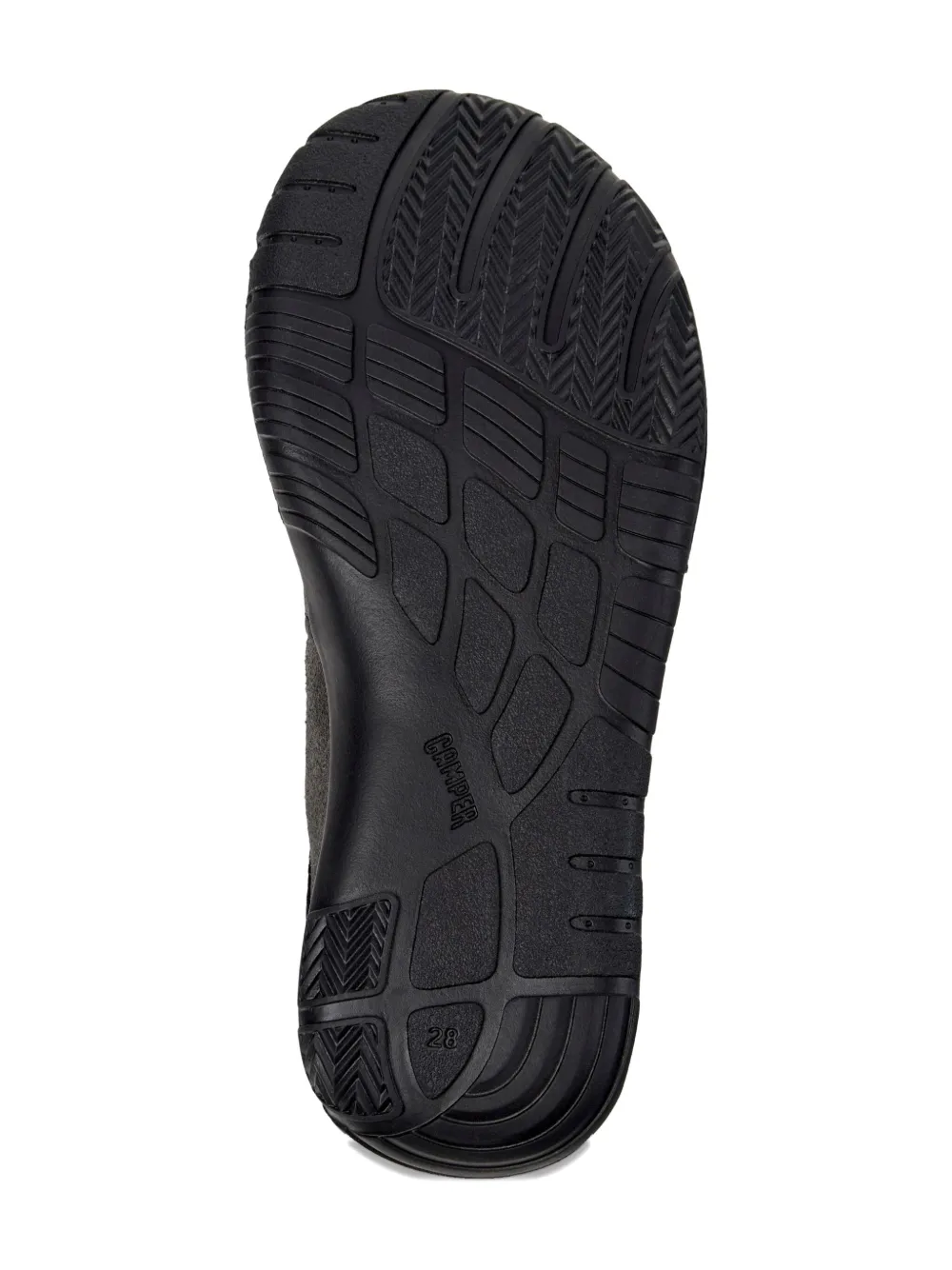 Camper Kids Peu Path lace-up suede sneakers Black