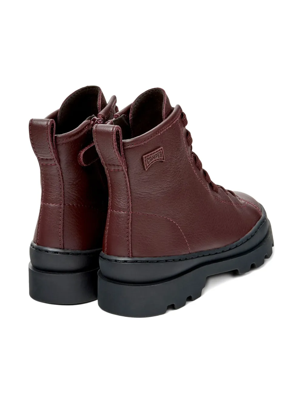 Camper Kids lace-up boots Red