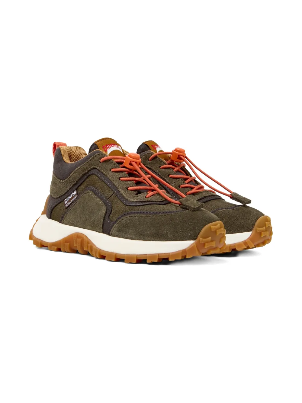 Camper Kids suede lace-up sneakers Green