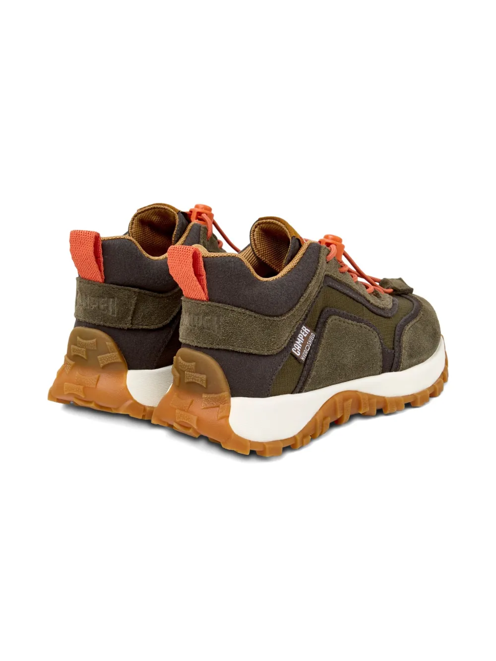 Camper Kids suede lace-up sneakers Green