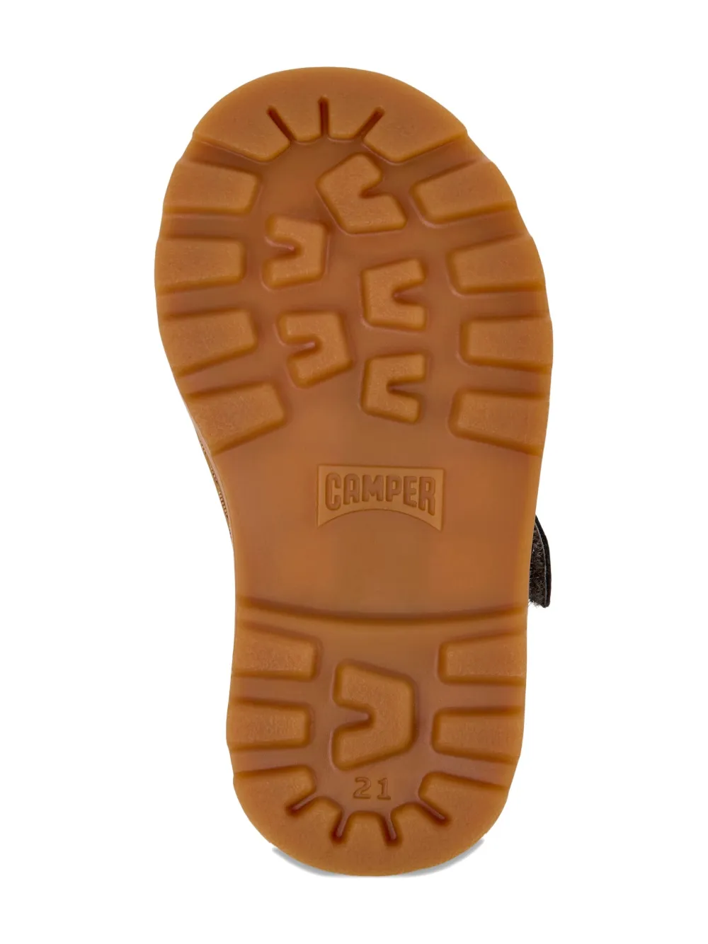 Camper Kids leather T-bar shoes Silver