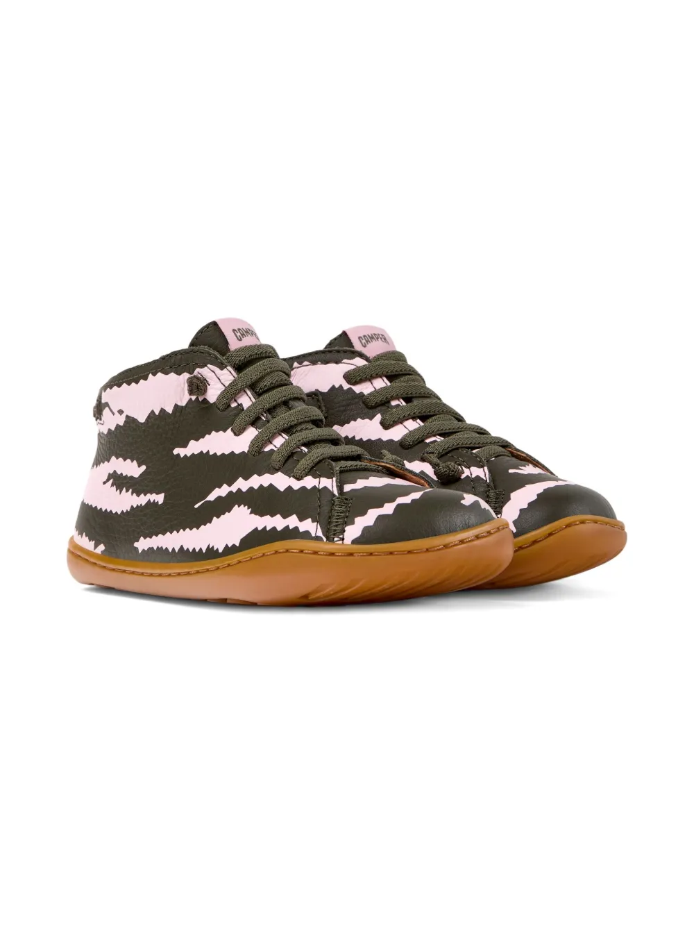 Camper Kids Sneakers met zebraprint Roze