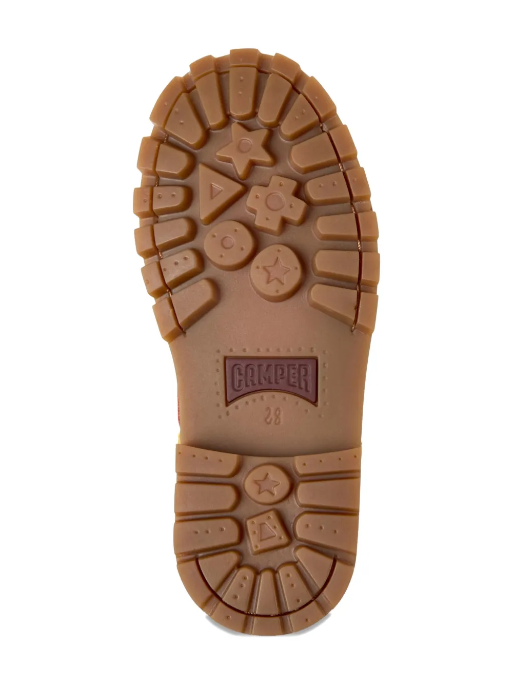 Camper Kids x Bobo Choses Twins leather fringe loafers Multicolour