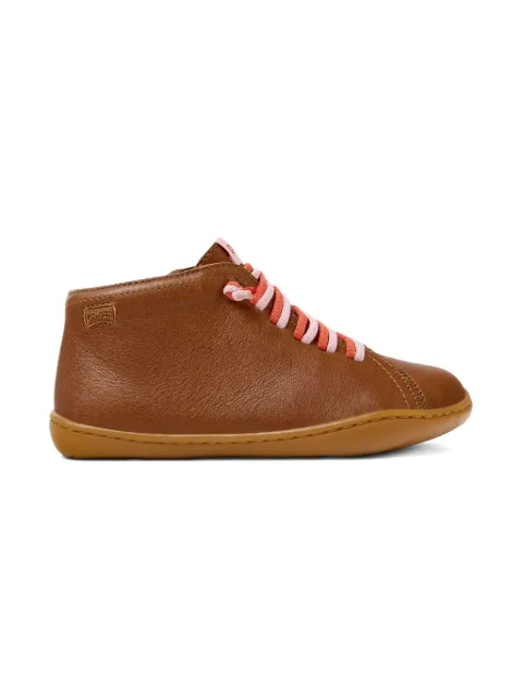 Camper Kids Peu lace-up leather ankle boots