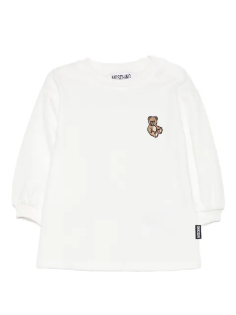 Moschino Kids embroidered-Teddy Bear dress