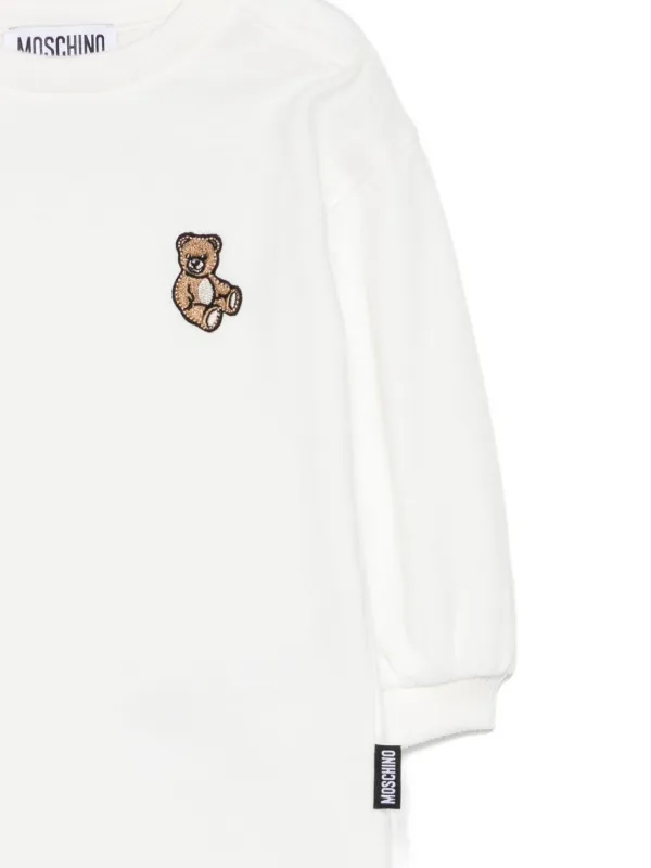 Moschino Baby Vestito Moschino Bianco Vestito Baby MOSCHINO BABY