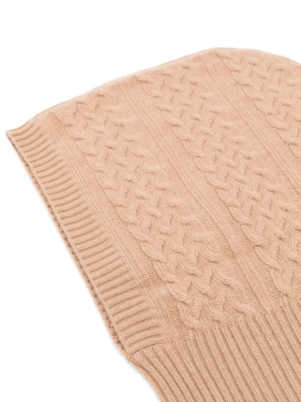 Max Mara Kabelgebreide bivakmuts - Beige