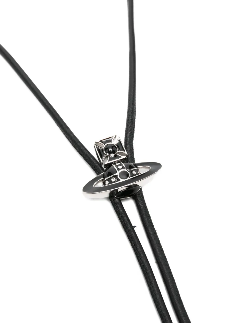 Vivienne Westwood Stropdas met hanger - Zwart