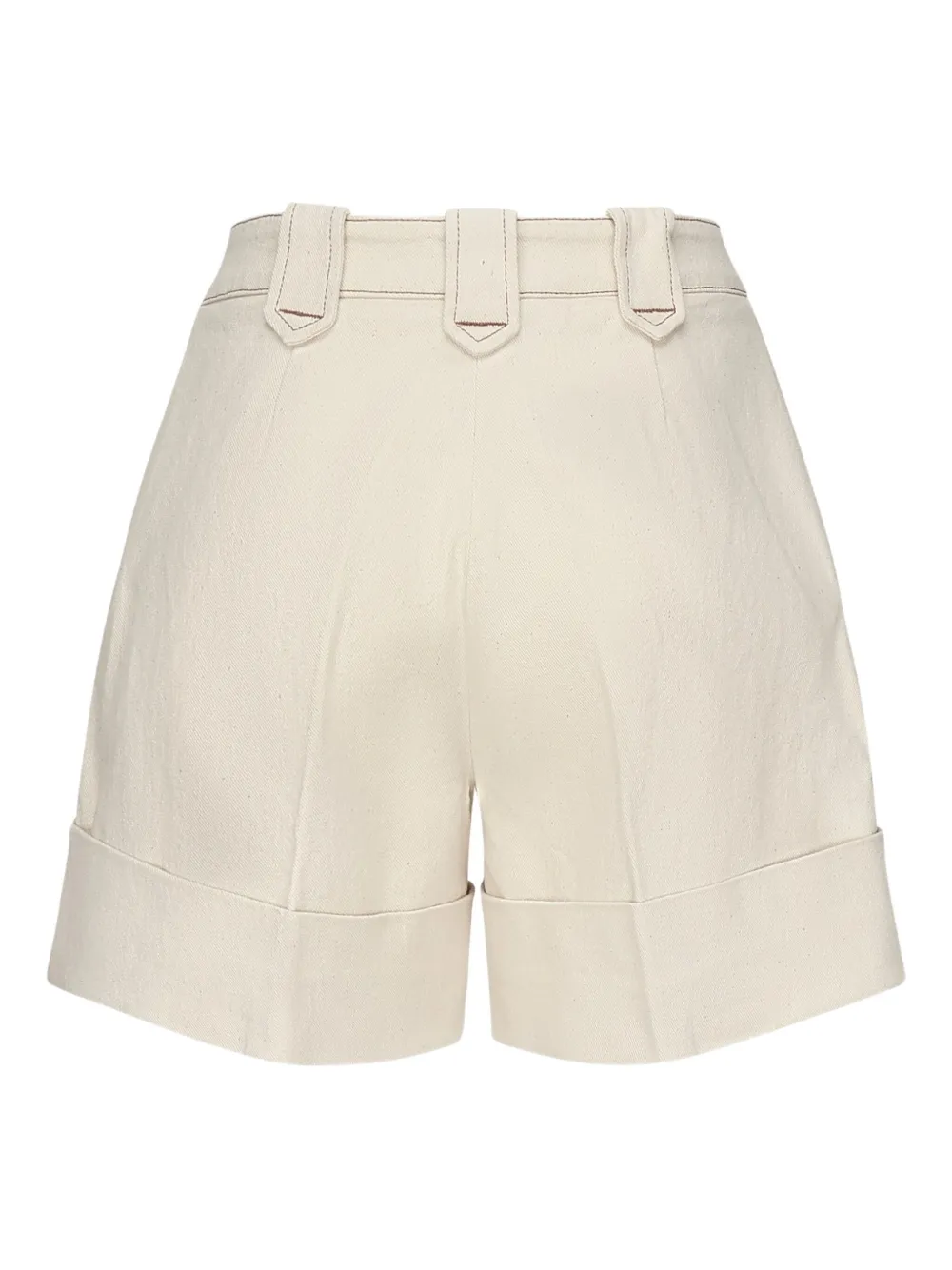 Fay High waist shorts Beige