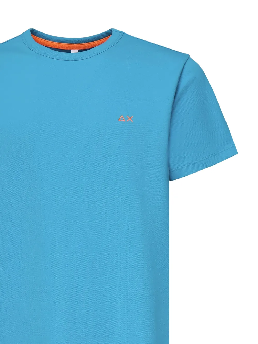 Sun68 T-shirt met borduurwerk Blauw