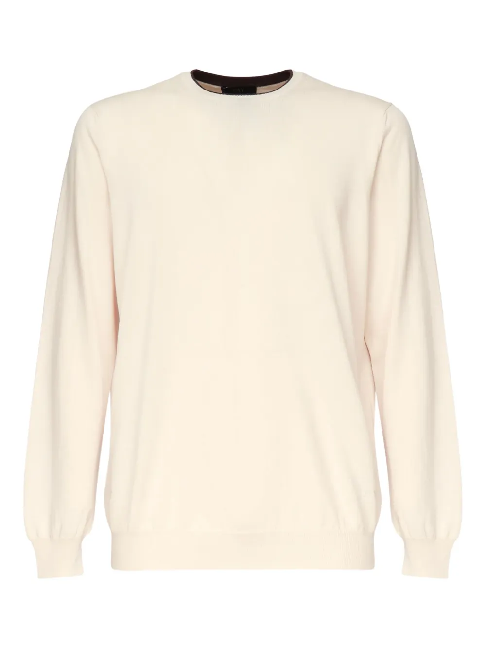 Fay Sweater met ronde hals Beige
