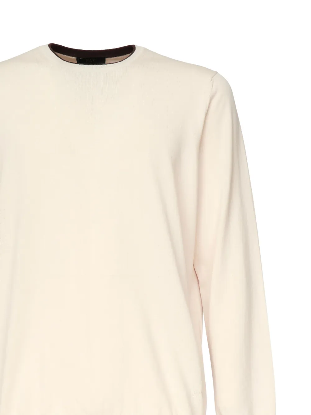 Fay Sweater met ronde hals Beige