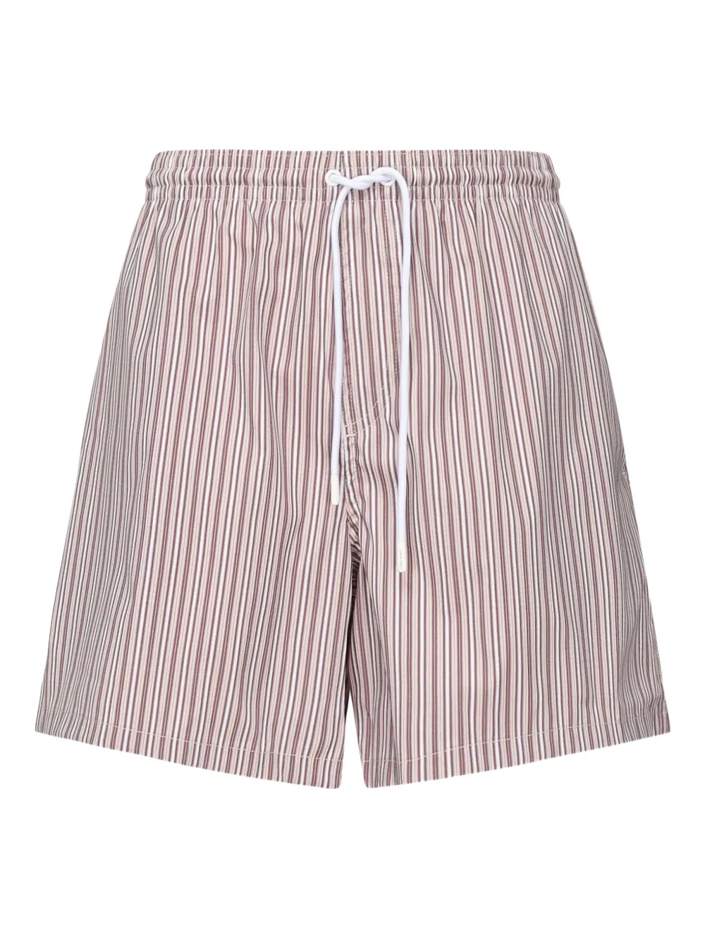 Loro Piana Gestreepte shorts met trekkoord Roze