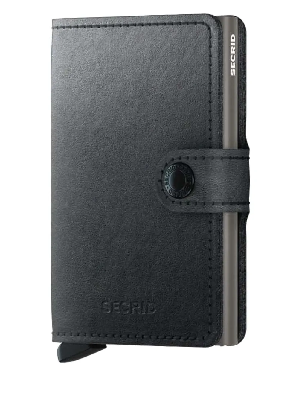 Secrid Leather Mini Wallet In Black