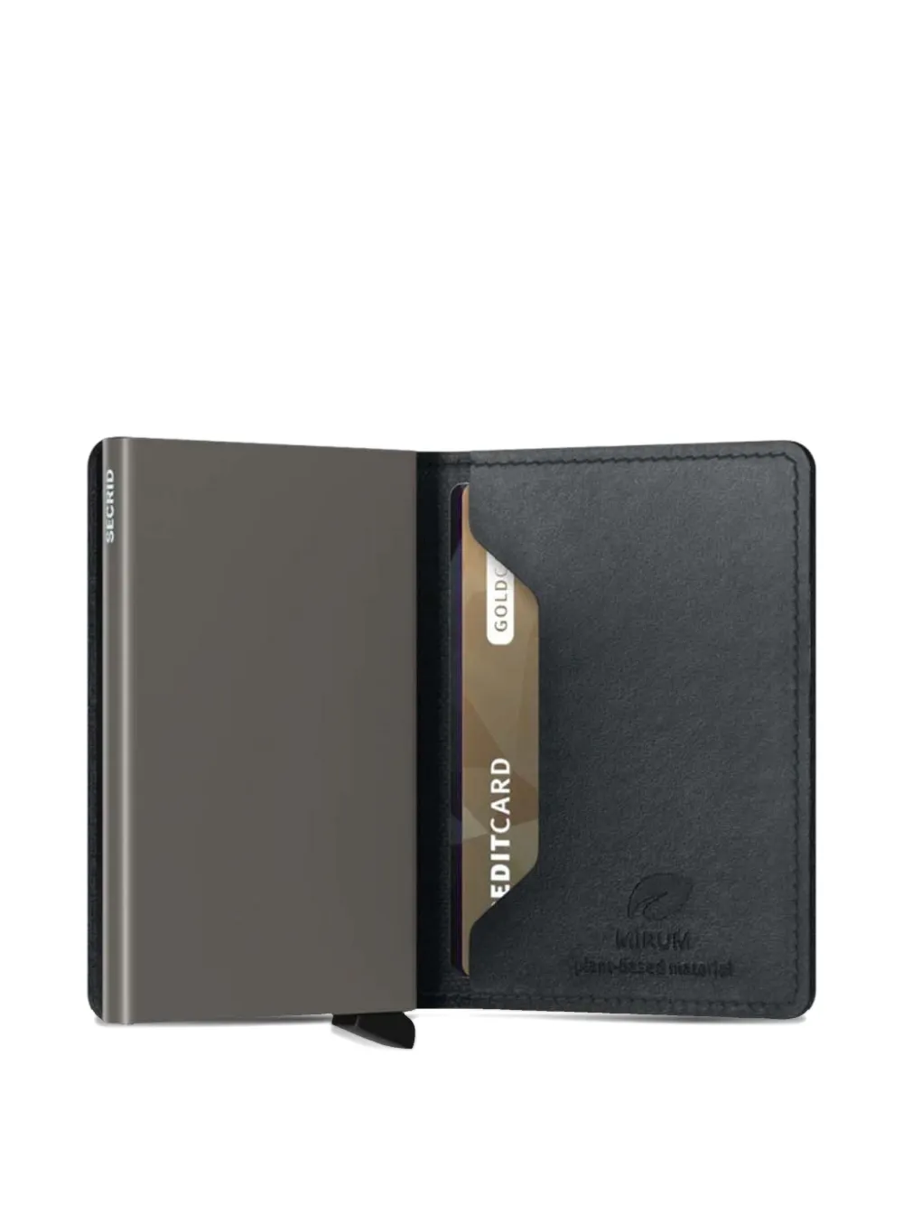 Secrid Leather Mini Wallet In Black