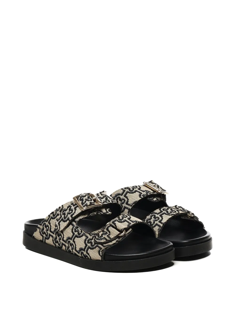 V°73 double-buckle monogram sandals | Flat Sandals | Image 2