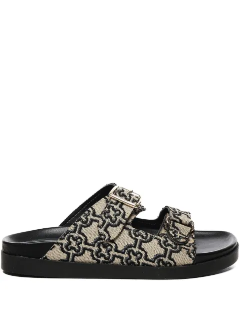 V°73 double-buckle monogram sandals