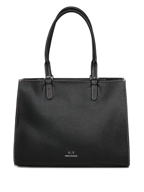 Armani Exchange logo-plaque shoulder bag