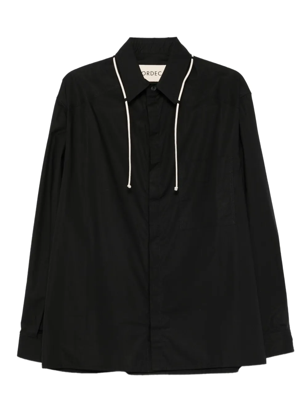 MORDECAI cotton shirt | Black | Image 1