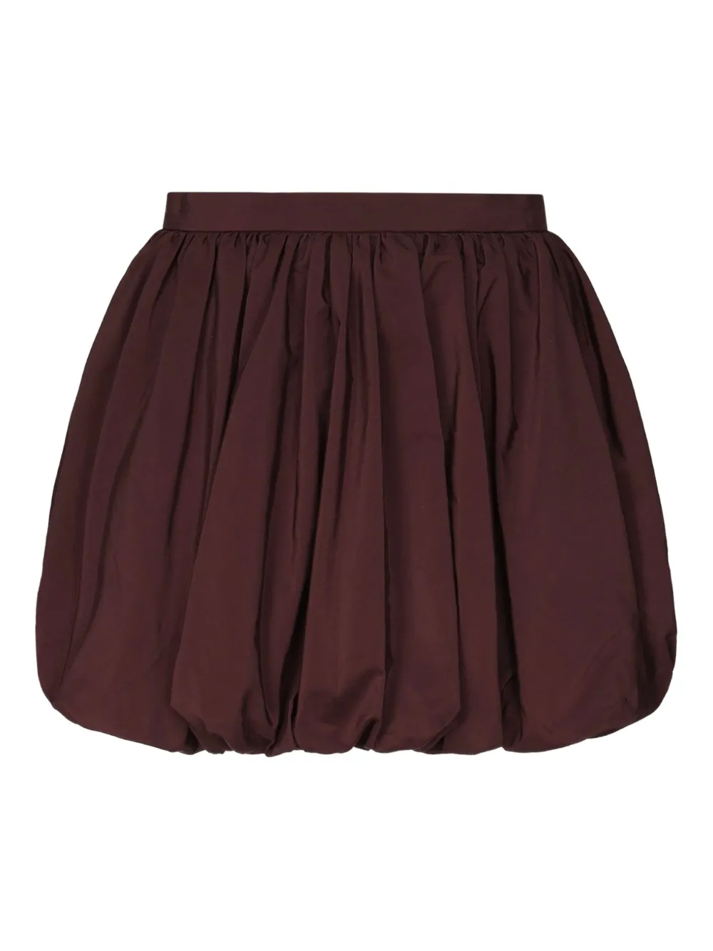 THE ANDAMANE Whitely pleated balloon skirt | Brown | Image 1