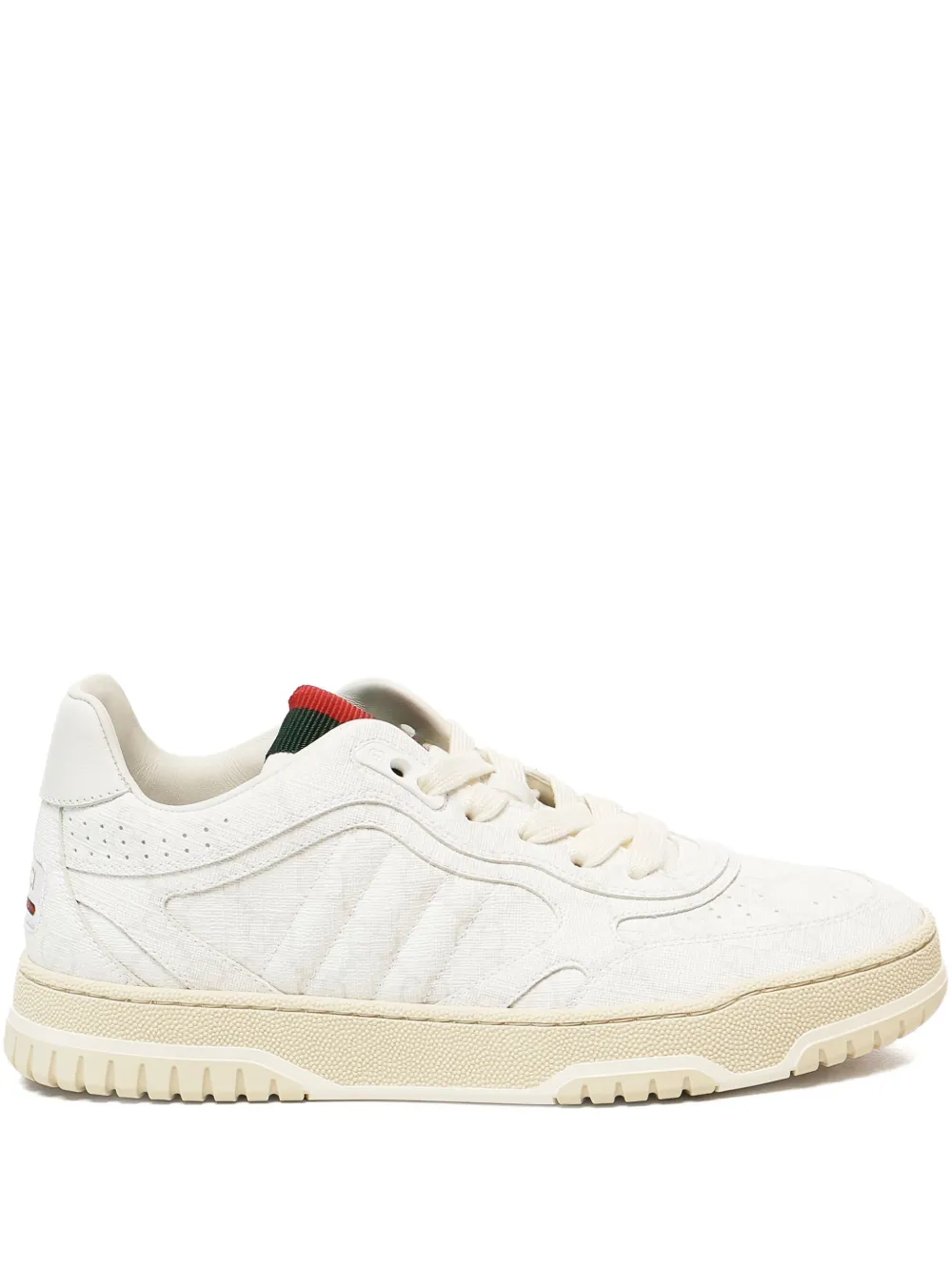 Gucci Re-Web leather sneakers White