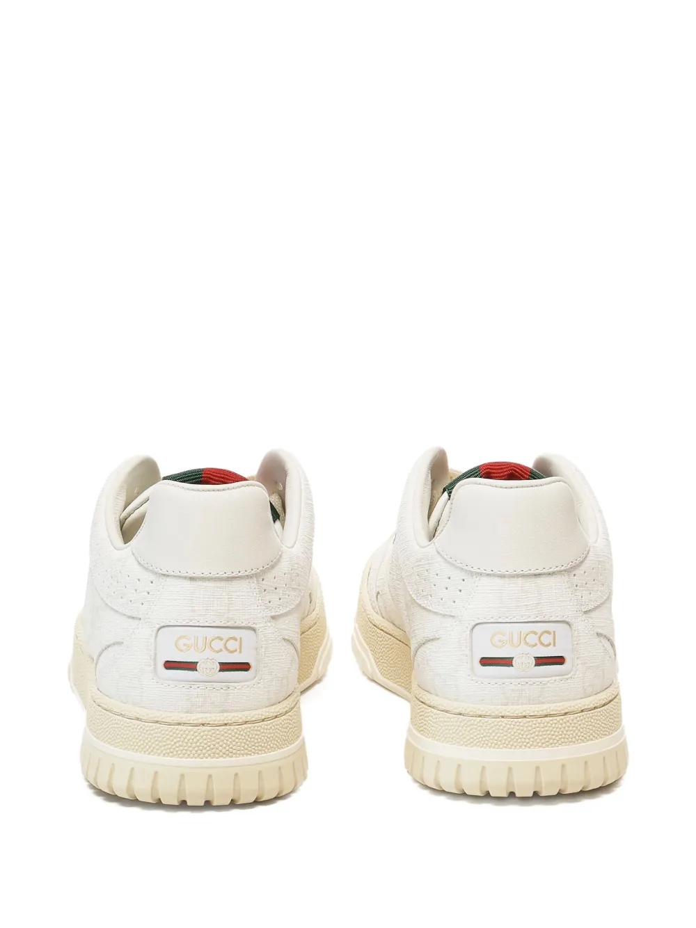 Gucci Re-Web leather sneakers White