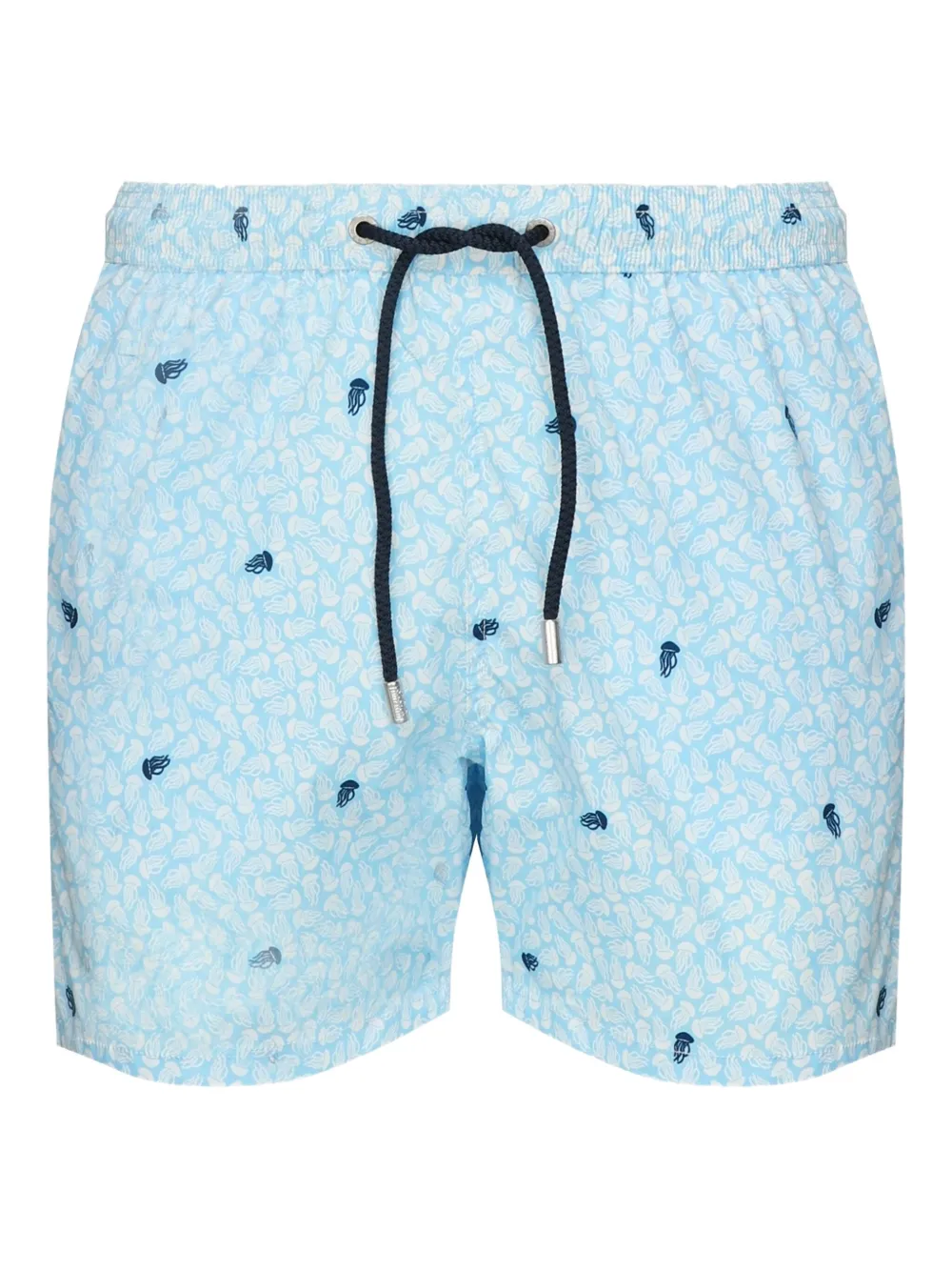 MC2 Saint Barth jellyfish-print drawstring swim shorts Blauw