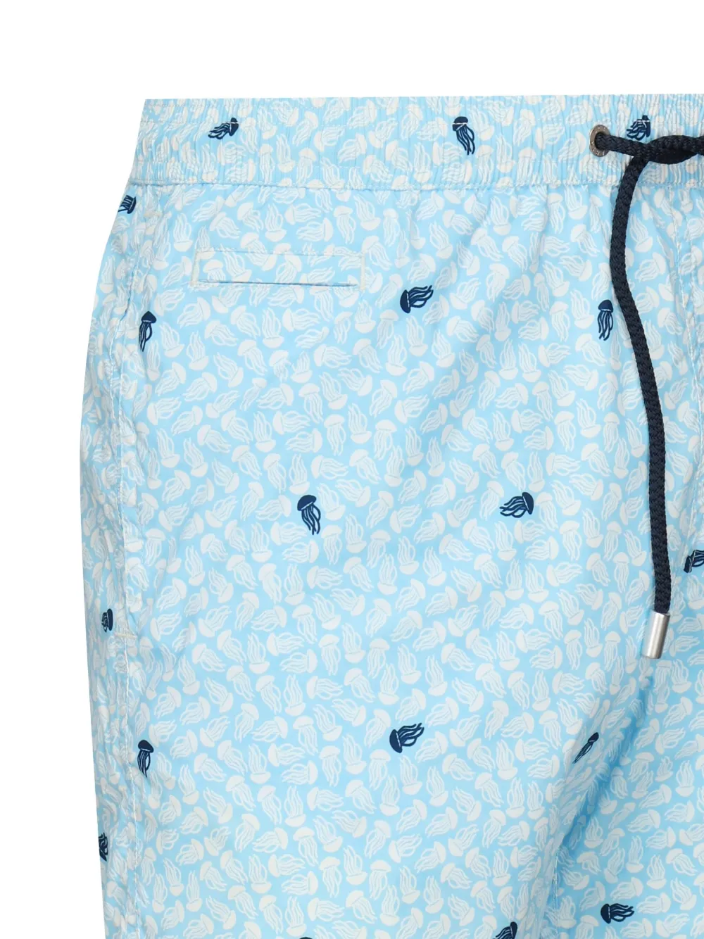 MC2 Saint Barth jellyfish-print drawstring swim shorts Blauw