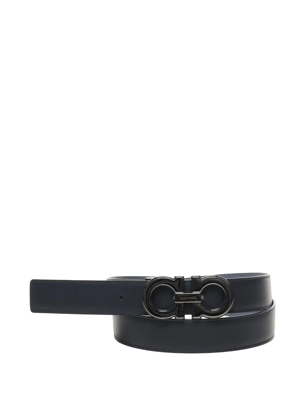 Ferragamo Gancini riem met logo gesp Blauw