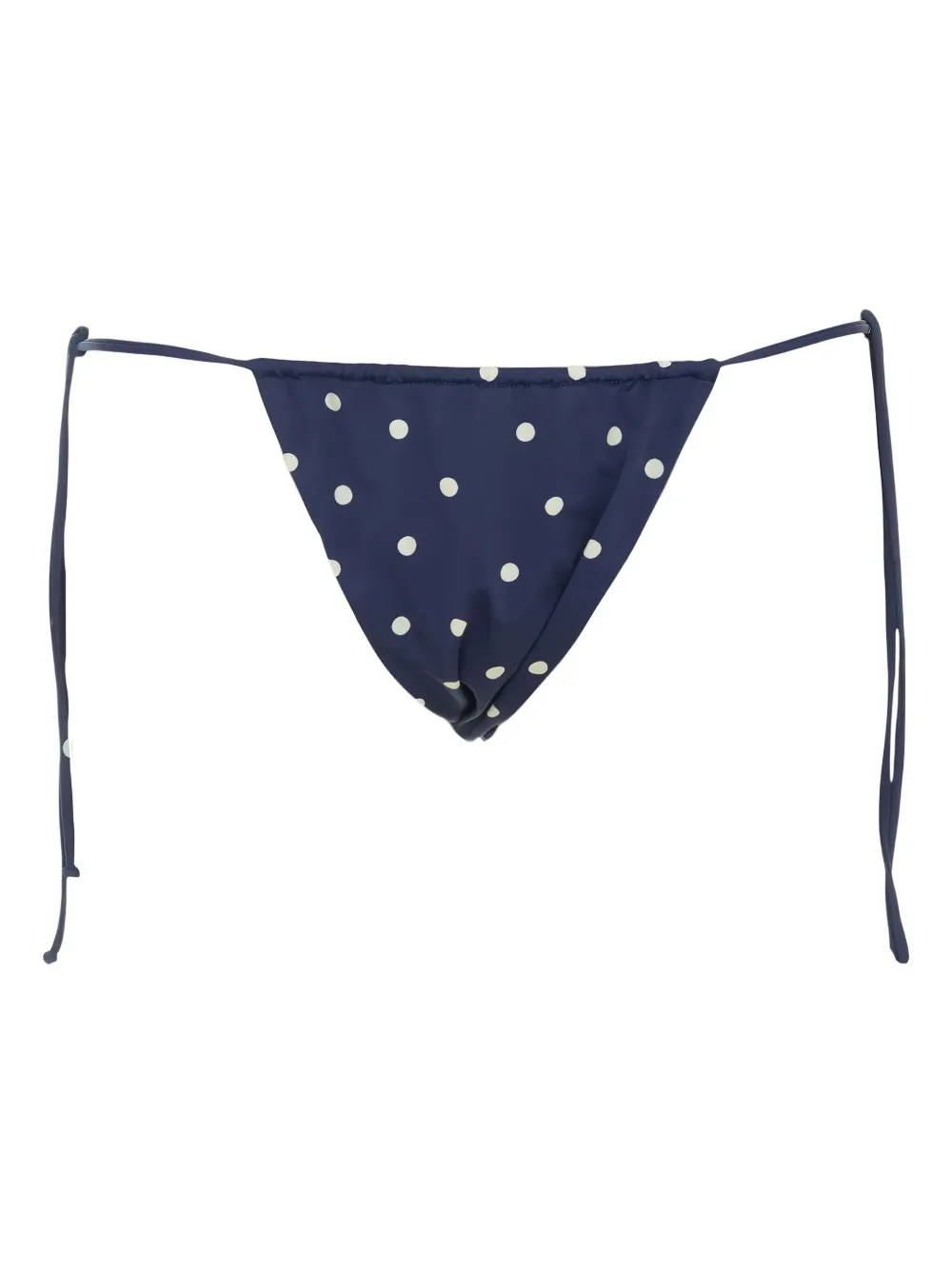 MC2 Saint Barth polka-dot tie-side bikini bottom | Blue | Image 1