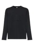 LOEWE anagram-logo wool-blend sweater - Black