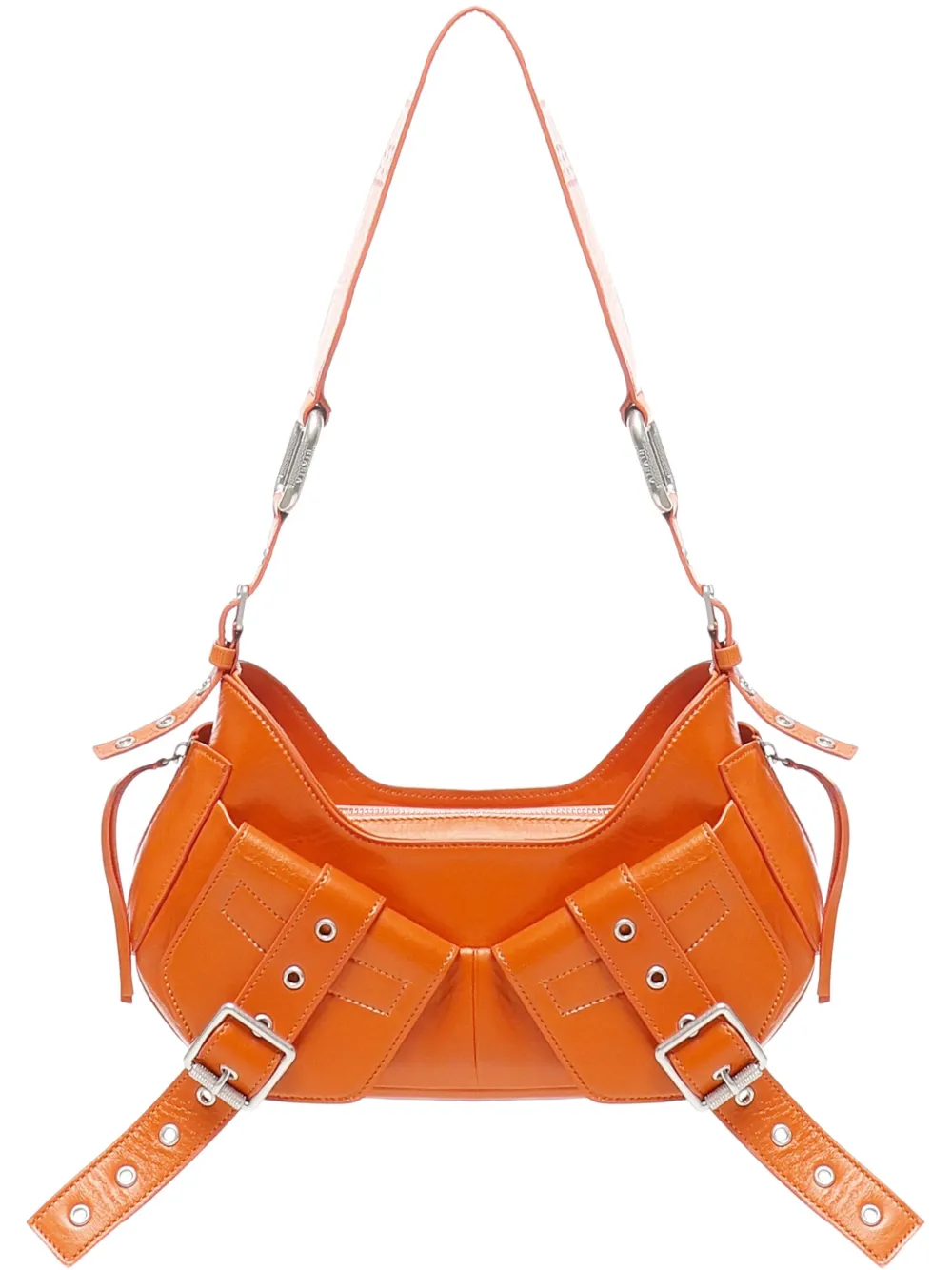 BIASIA buckle-detail shoulder bag | Orange | Image 1