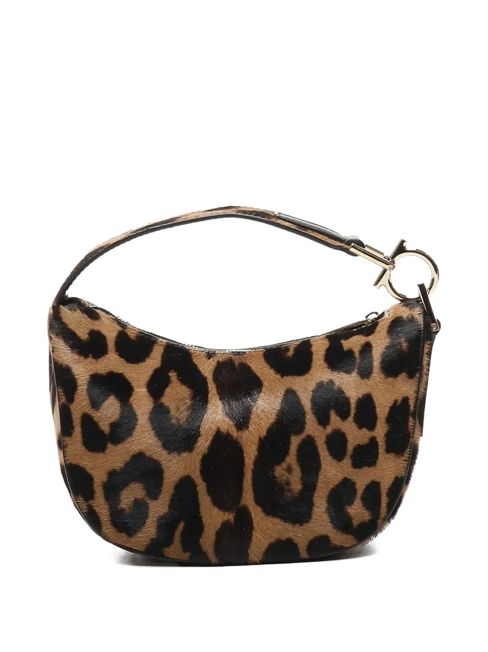 Ferragamo North-South Gancini-embellished shoulder bag Bruin