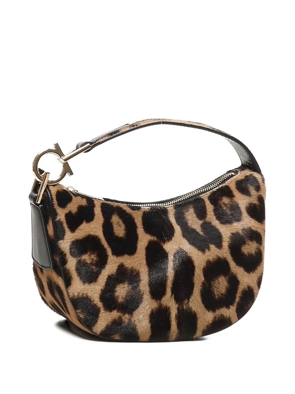Ferragamo North-South Gancini-embellished shoulder bag Bruin