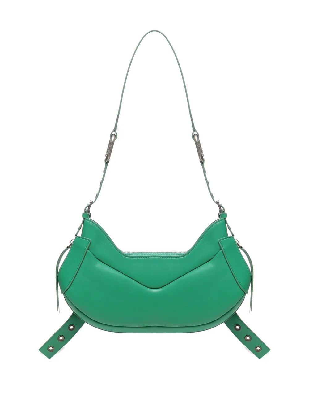 Small Buckle-Strap Shoulder Bag