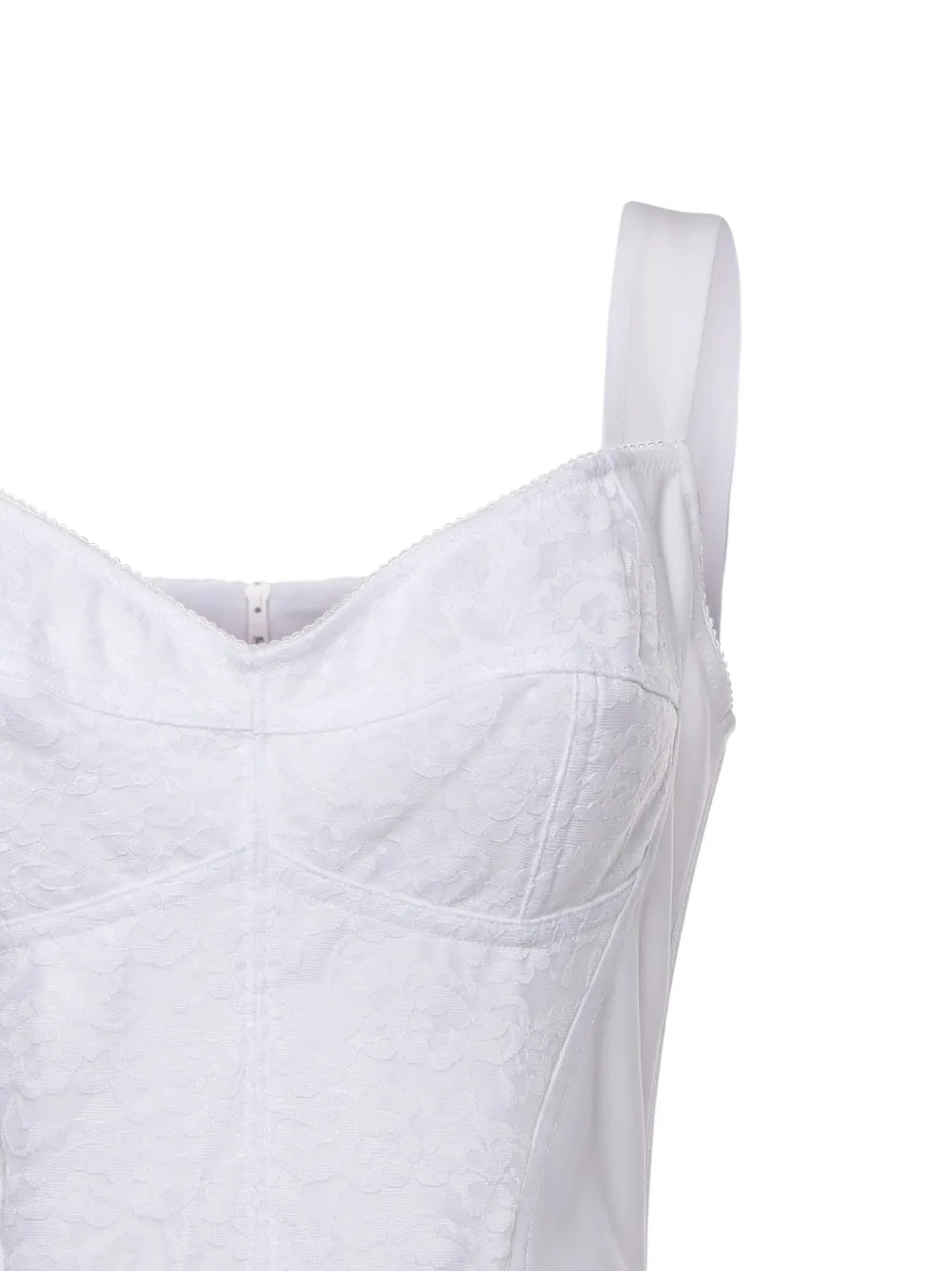 Dolce & Gabbana Corset Mini Dress In White