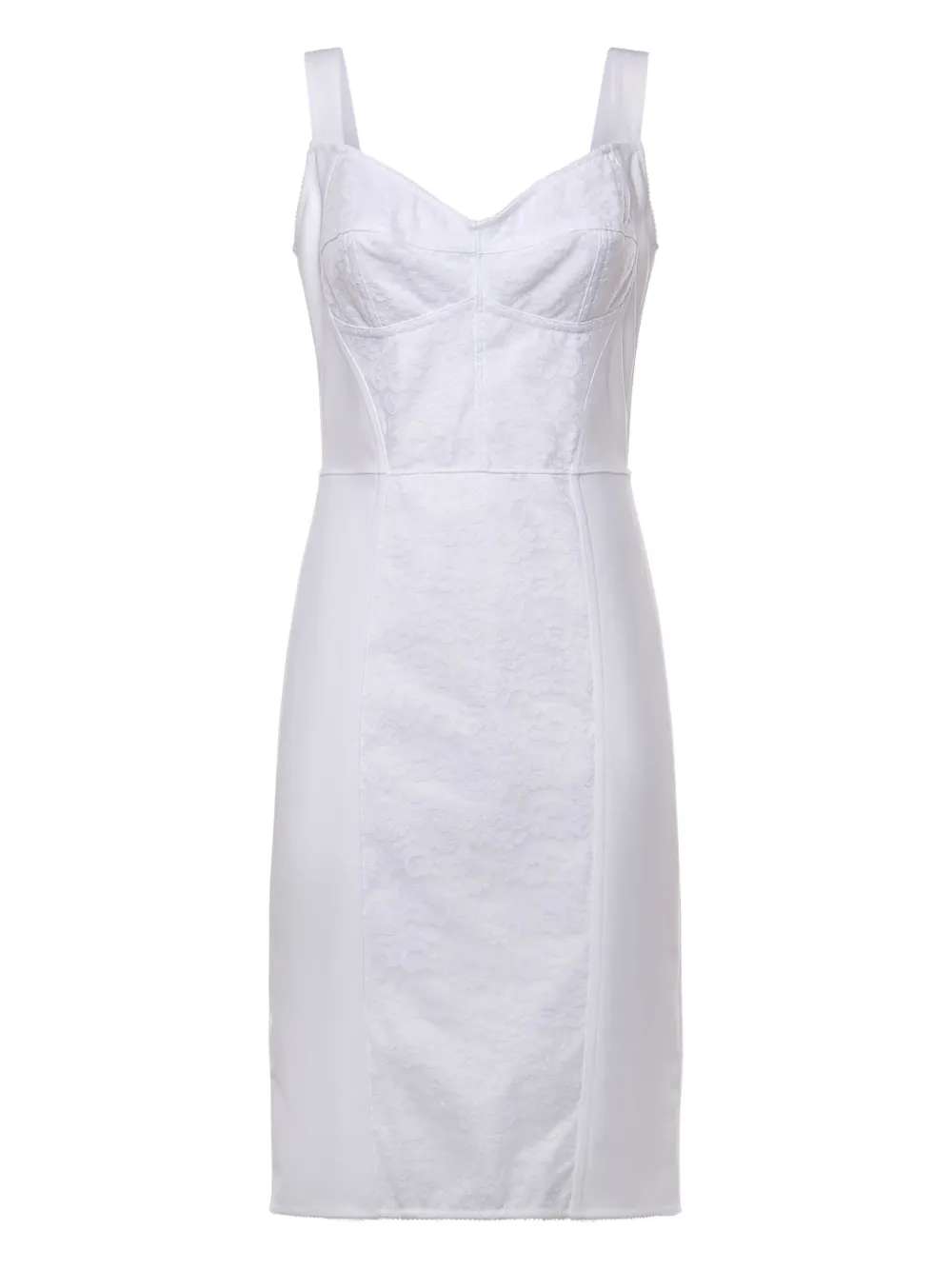 Dolce & Gabbana corset mini dress - Bianco