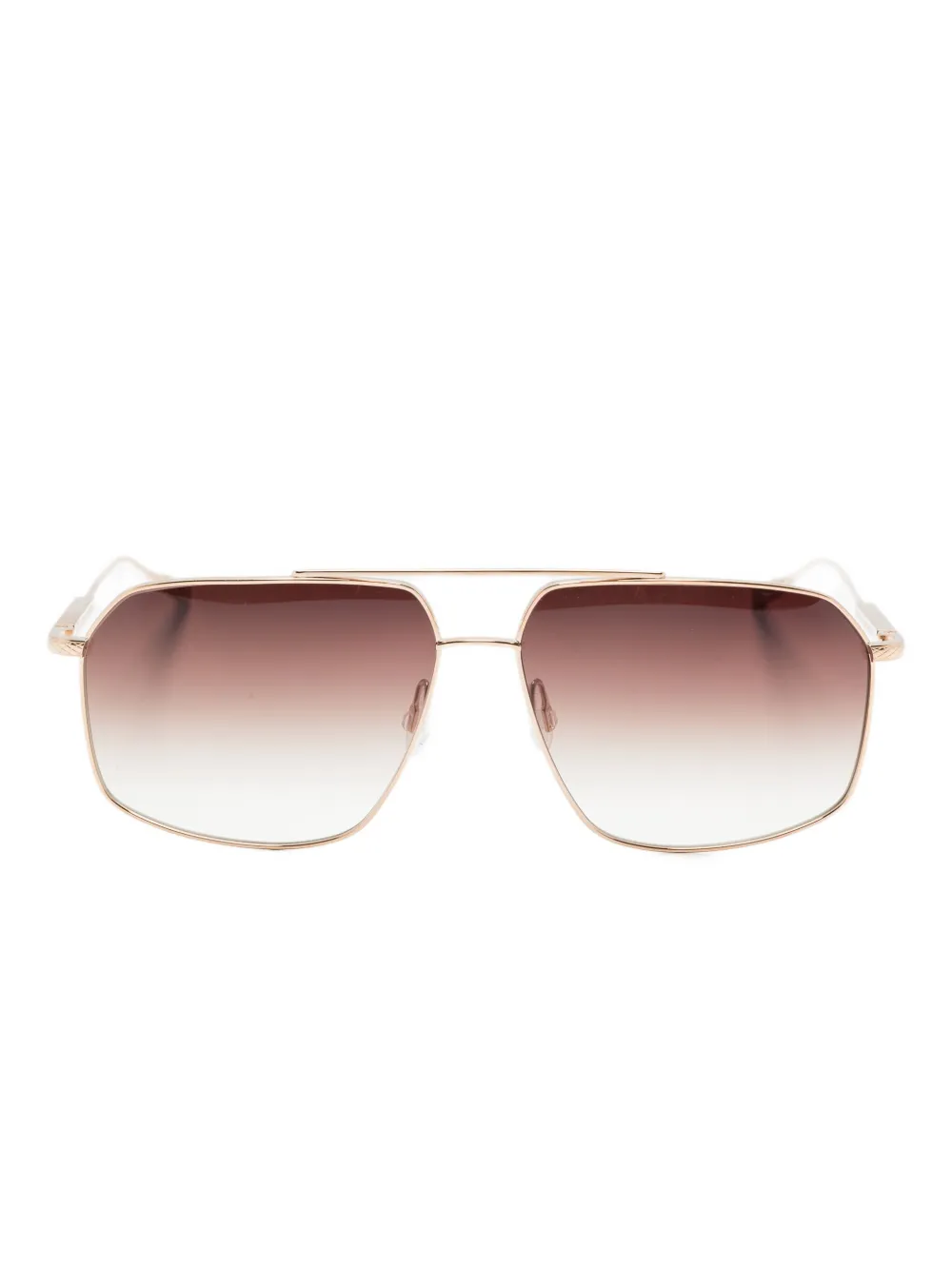 Barton Perreira Renzo pilot-frame sunglasses - ゴールドトーン Barton Perreira Renzo pilot-frame sunglasses - ゴールドトーン