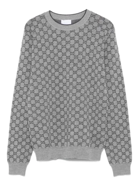 Gucci Kids سويتر صوف بنقش GG