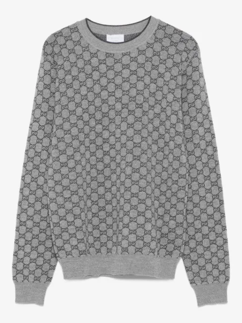 Gucci Kids GG 图案羊毛毛衣