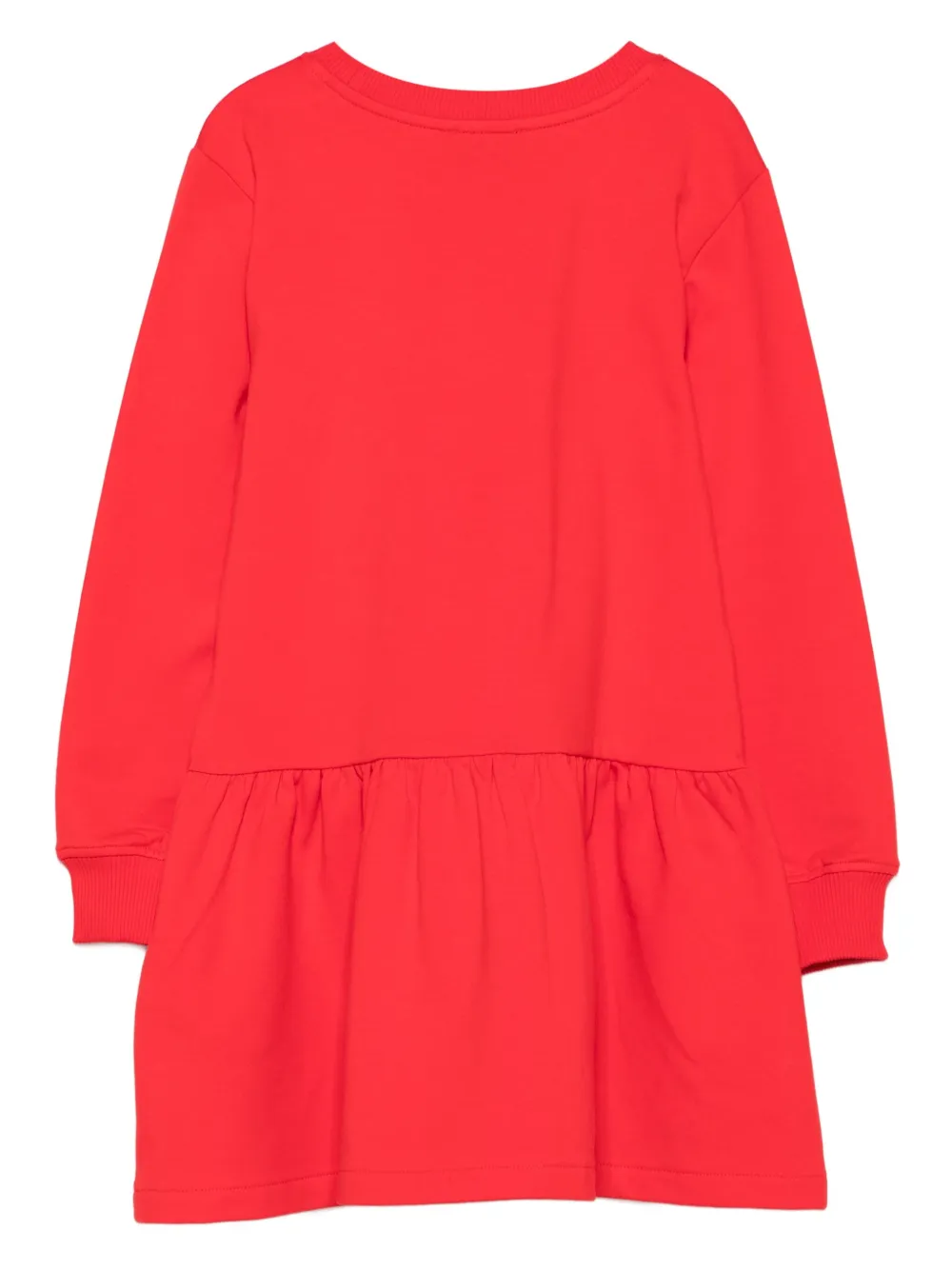Moschino Kids Teddy Bear-print dress Rood
