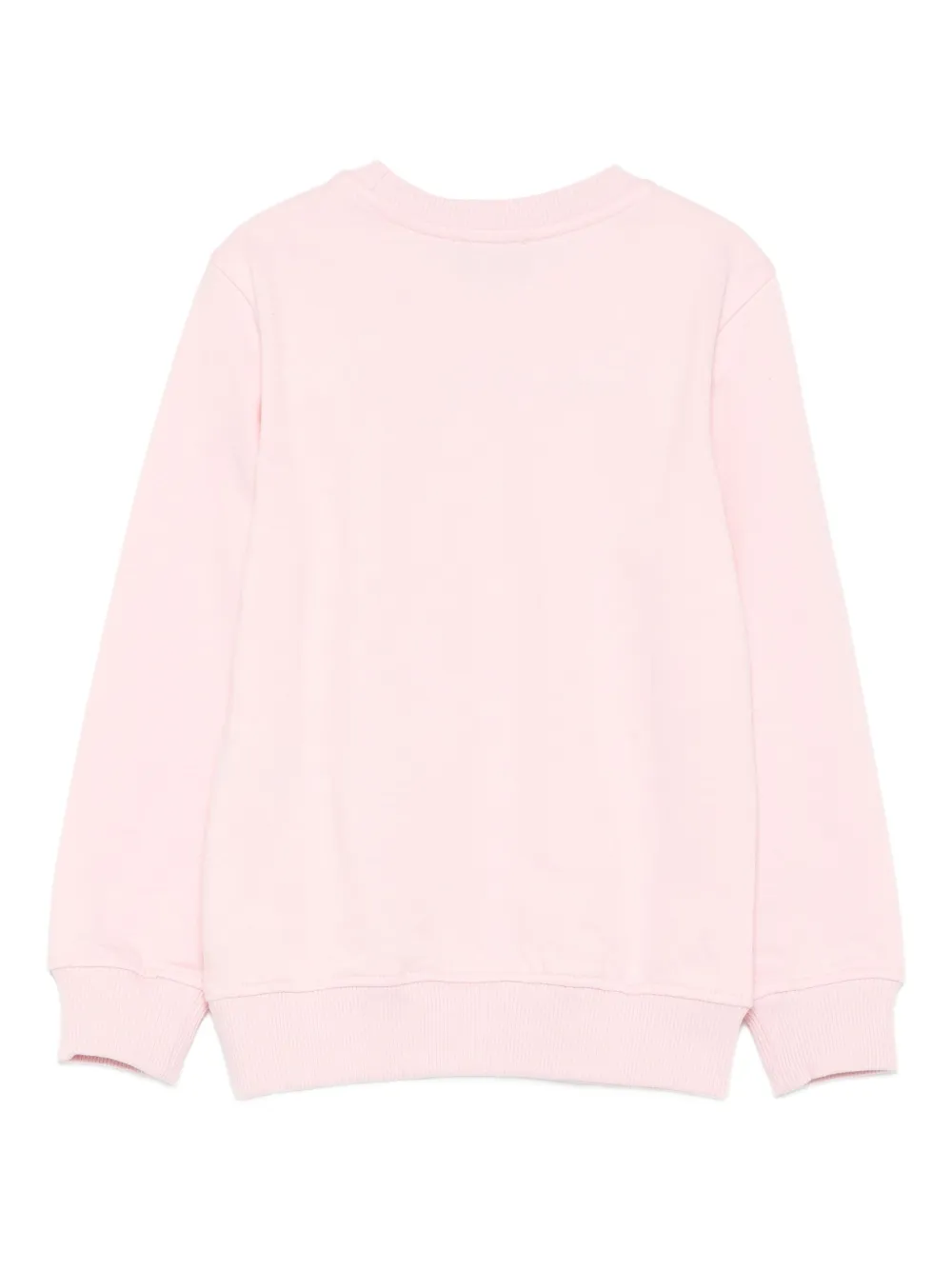 Moschino Kids Teddy Bear-embroidered sweatshirt Roze