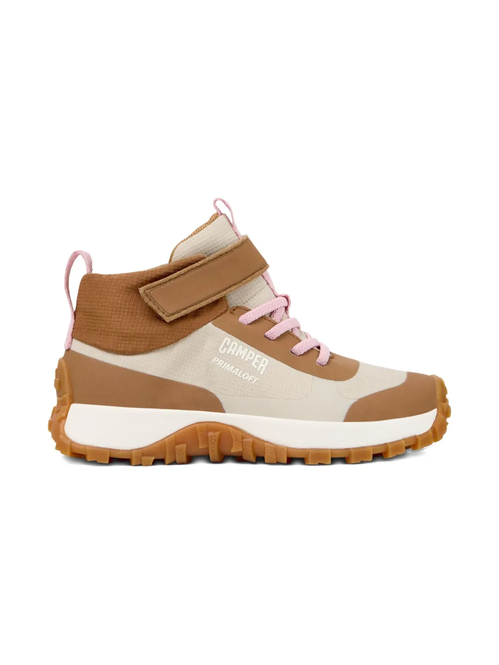 Camper Kids strap-detail lace-up sneakers Neutrals