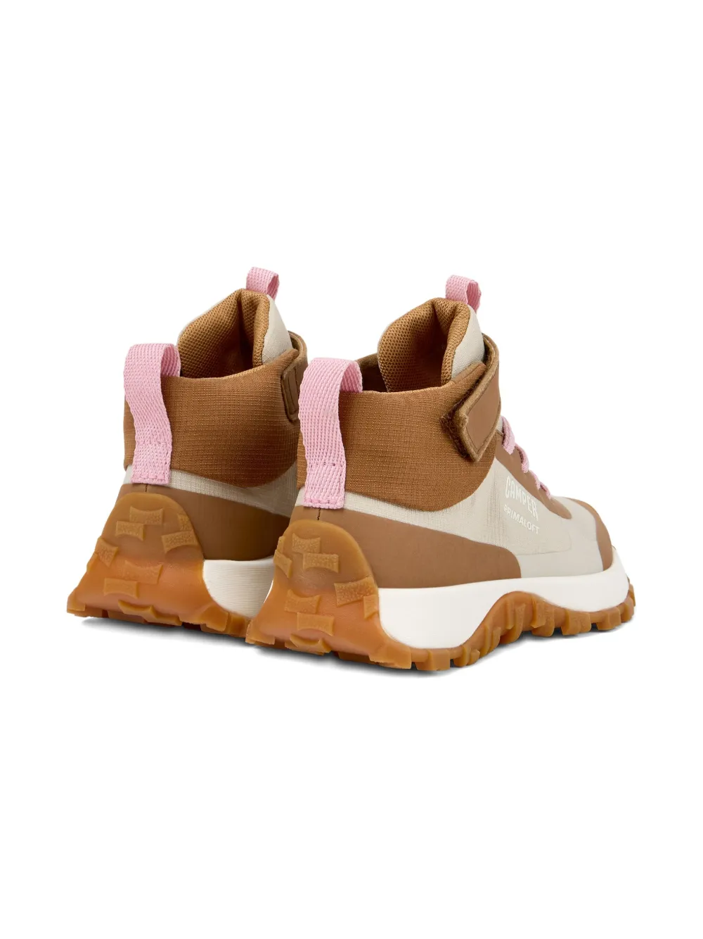 Camper Kids strap-detail lace-up sneakers Neutrals