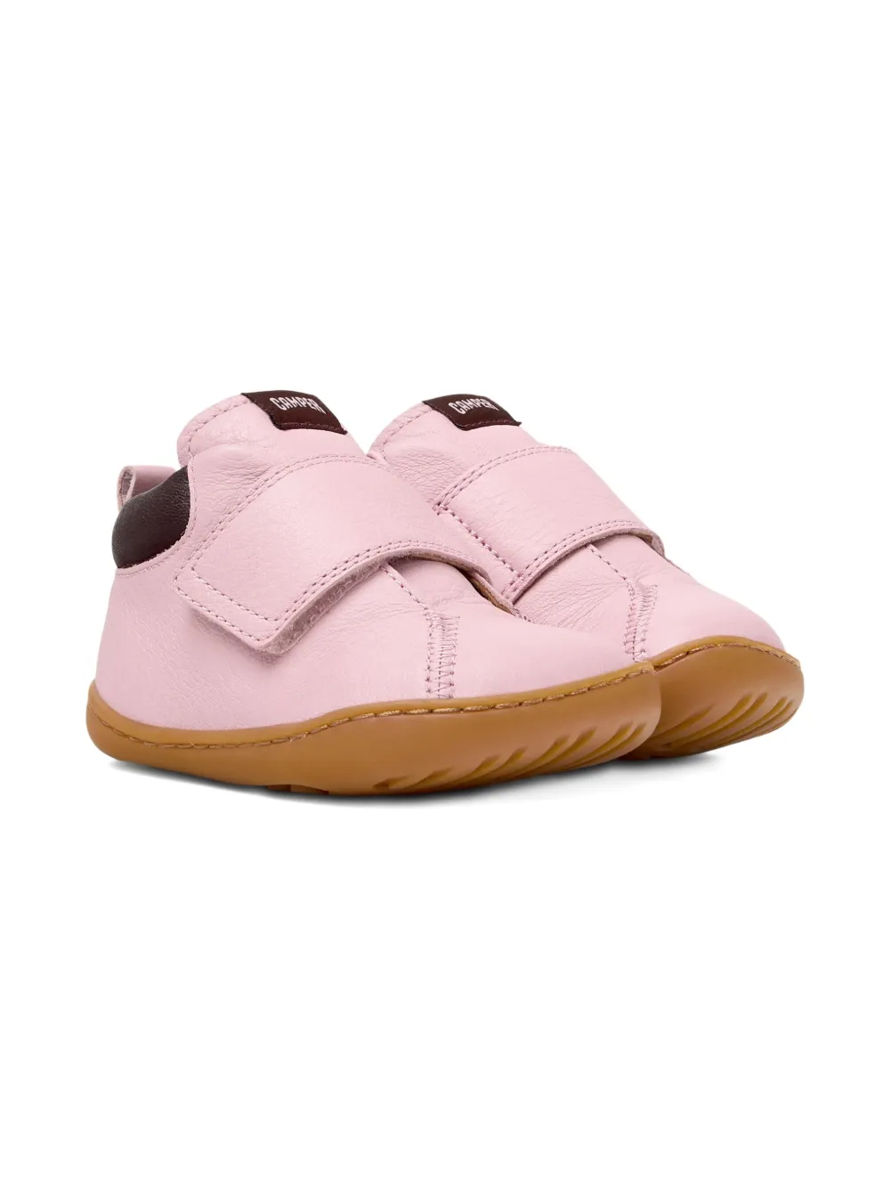 Camper Kids Sneakers met leren bandje Roze