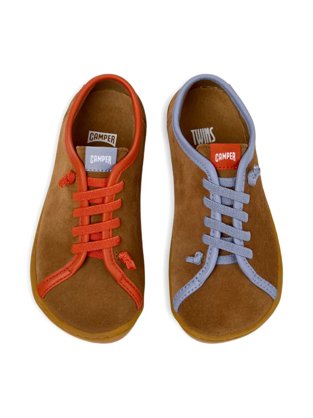 Camper Kids Suède leren sneakers Bruin