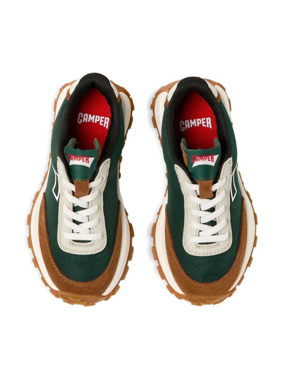 Camper Kids Trail suede sneakers Green