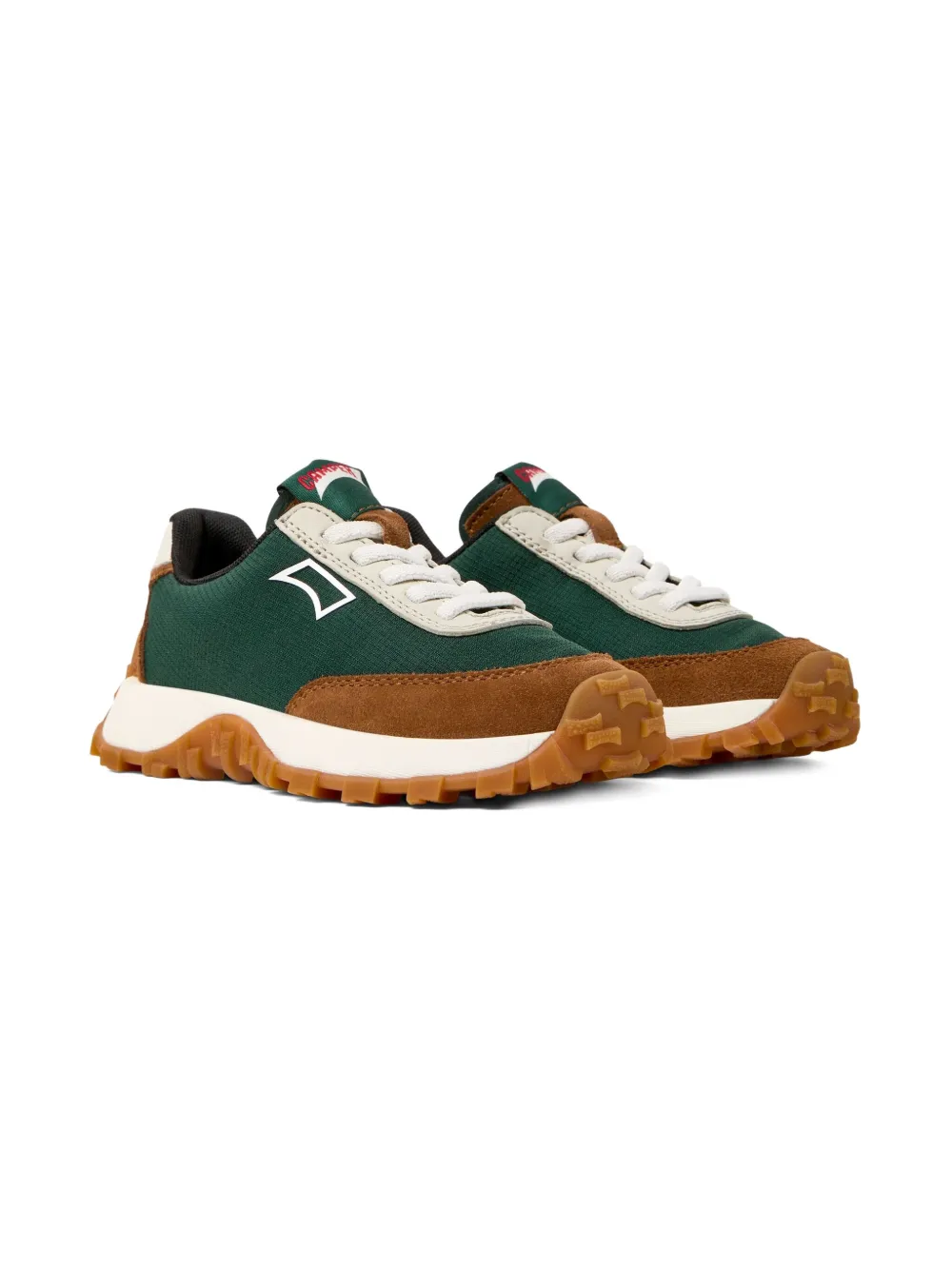 Camper Kids Trail suede sneakers Green
