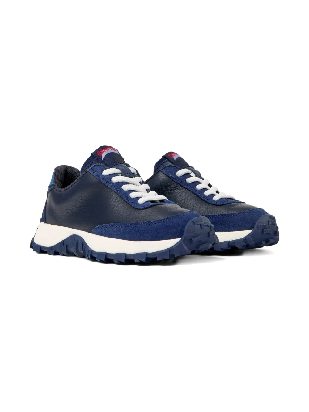 Camper Kids Leren suède sneakers - Blauw